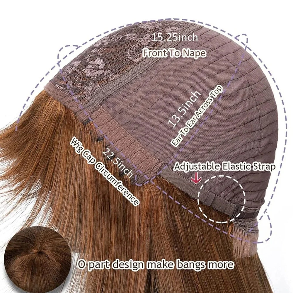 Blooming Hair  100% 10A Human Hair Bang Wig